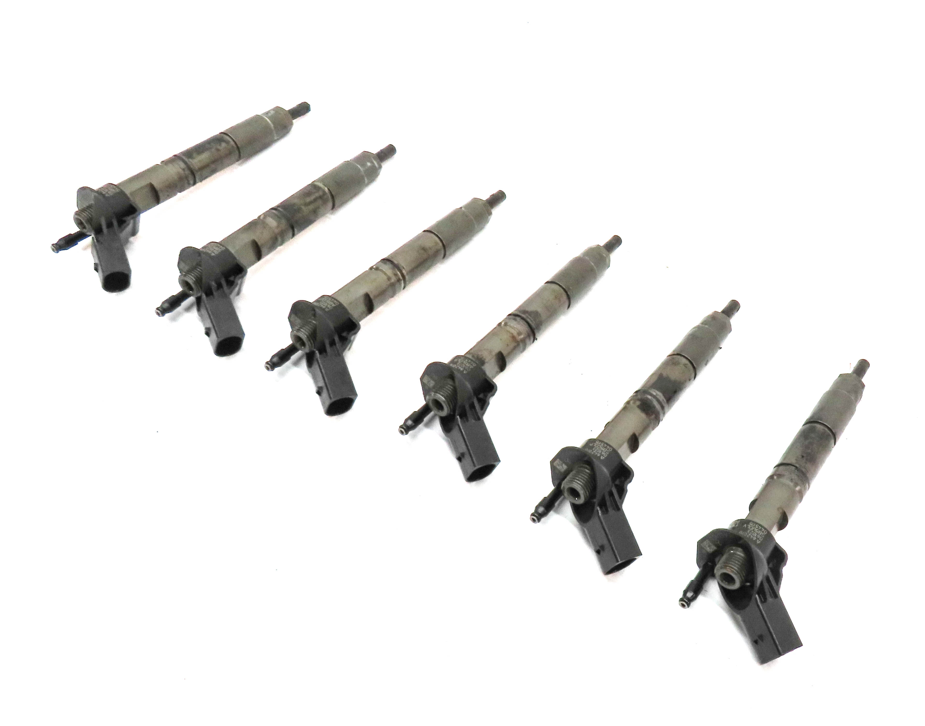 2007 MERCEDES ML320 (W164) 3.0L DIESEL (OM642) ENGINE FUEL INJECTOR SET/6 — exact item pictured